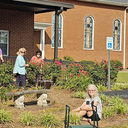 Pruning Bushes at Church